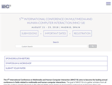 Tablet Screenshot of mhciconference.com